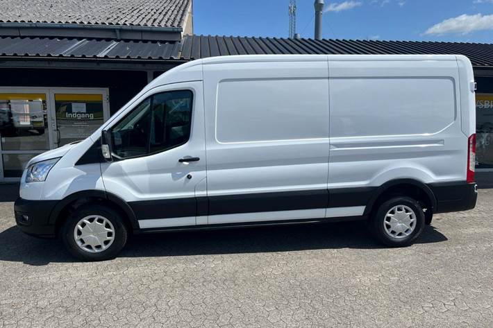 Hvid Ford Transit 350 L3 Van fra 2021