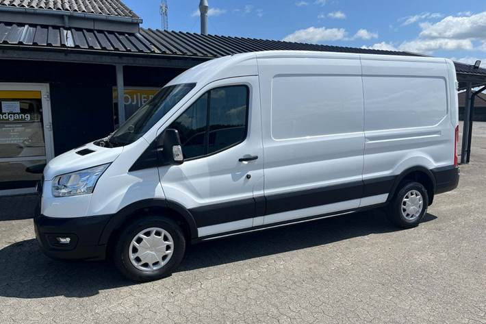 Hvid Ford Transit 350 L3 Van fra 2021
