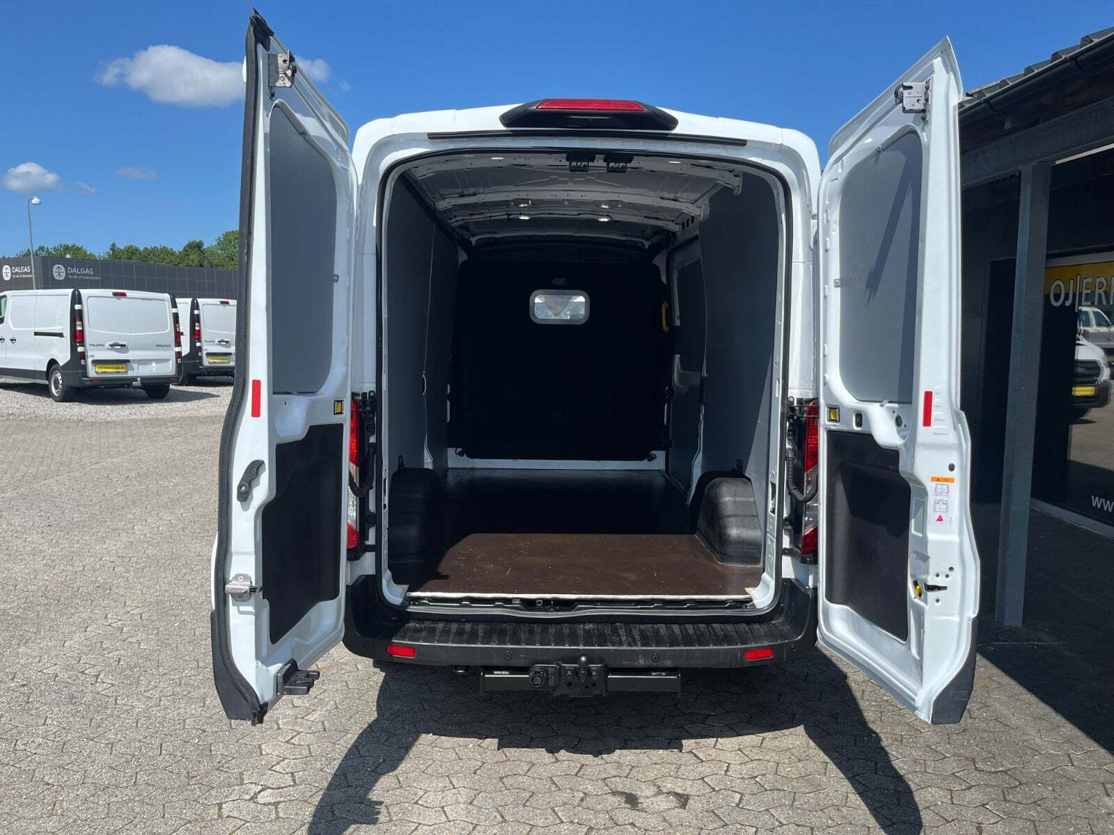 Hvid Ford Transit 350 L3 Van fra 2021