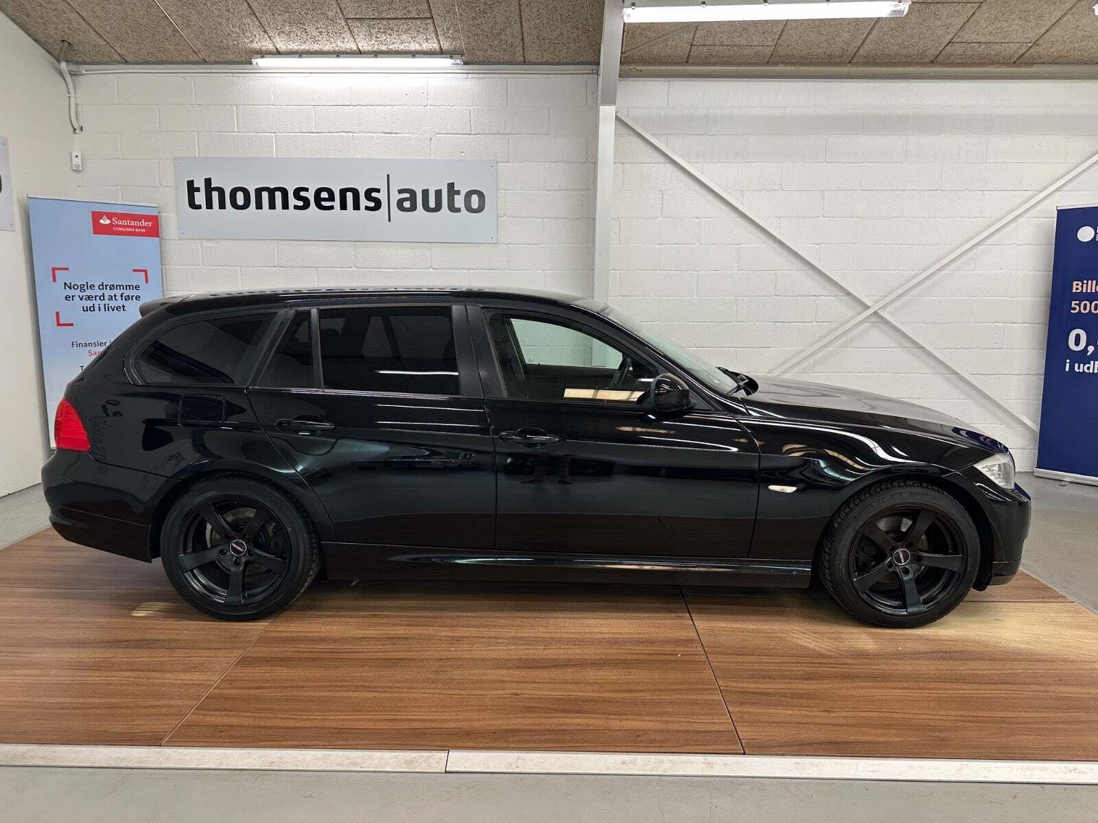 Sort BMW 316d fra 2012