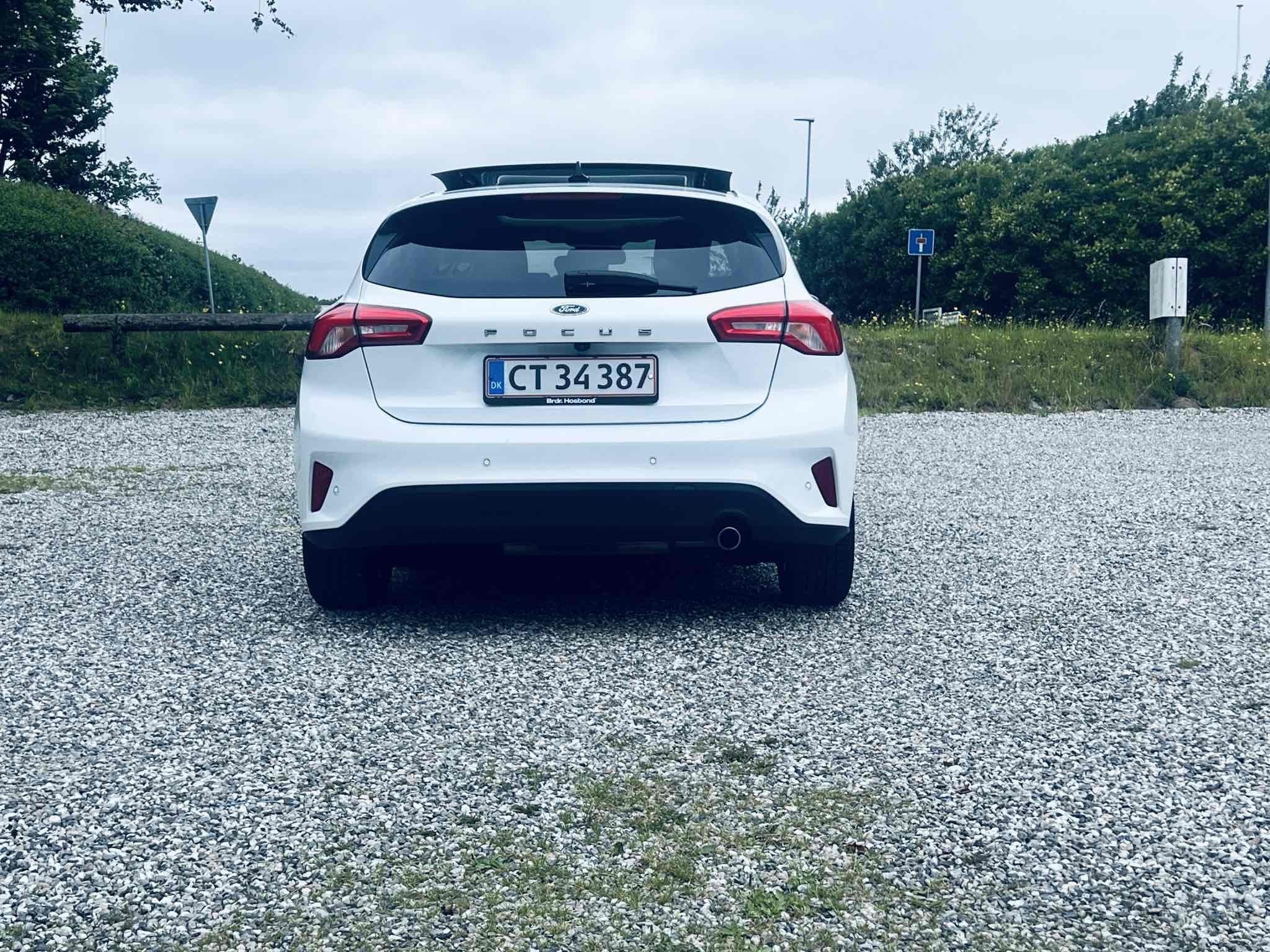 Hvid Ford Focus fra 2020