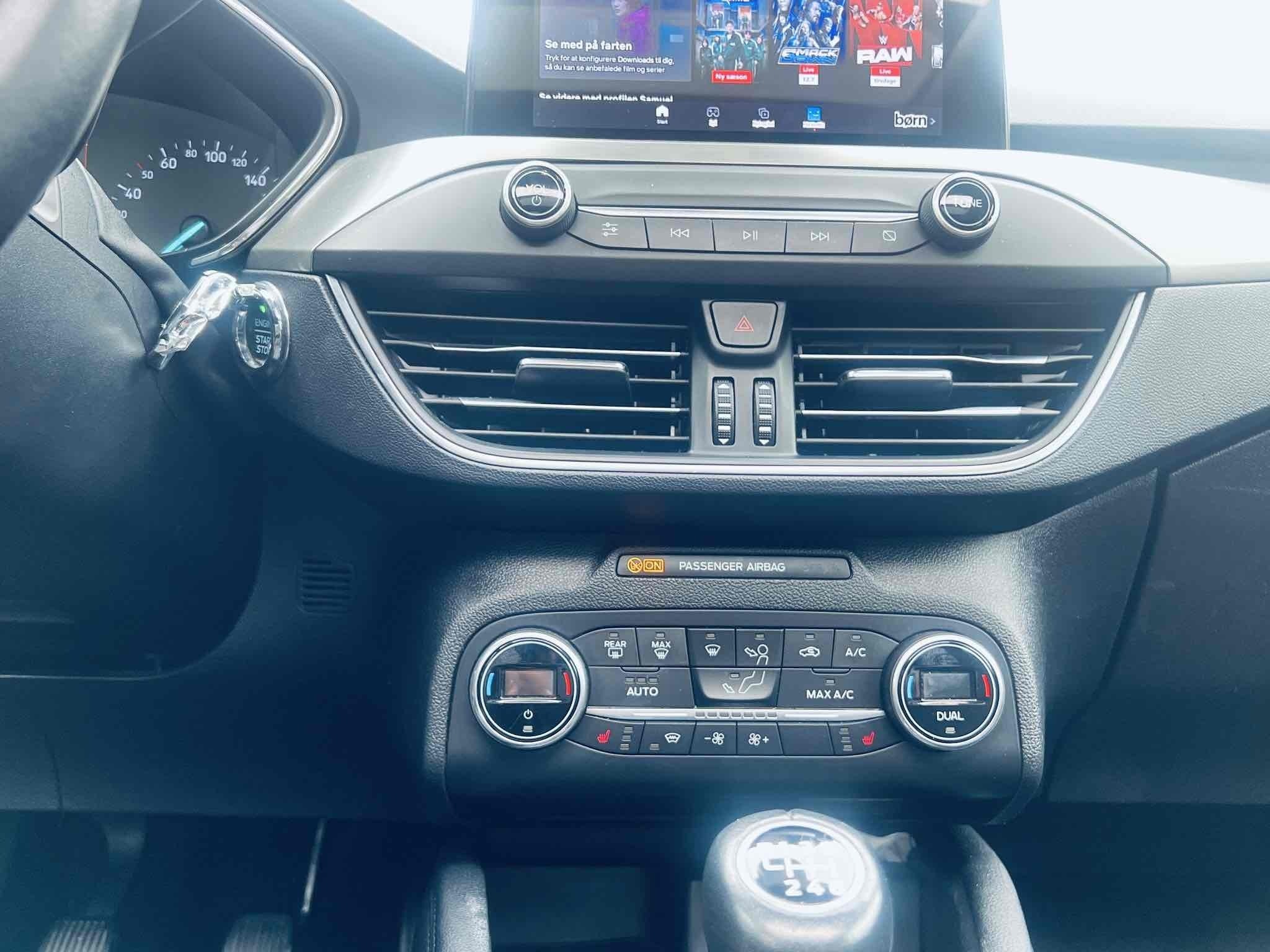 Hvid Ford Focus fra 2020