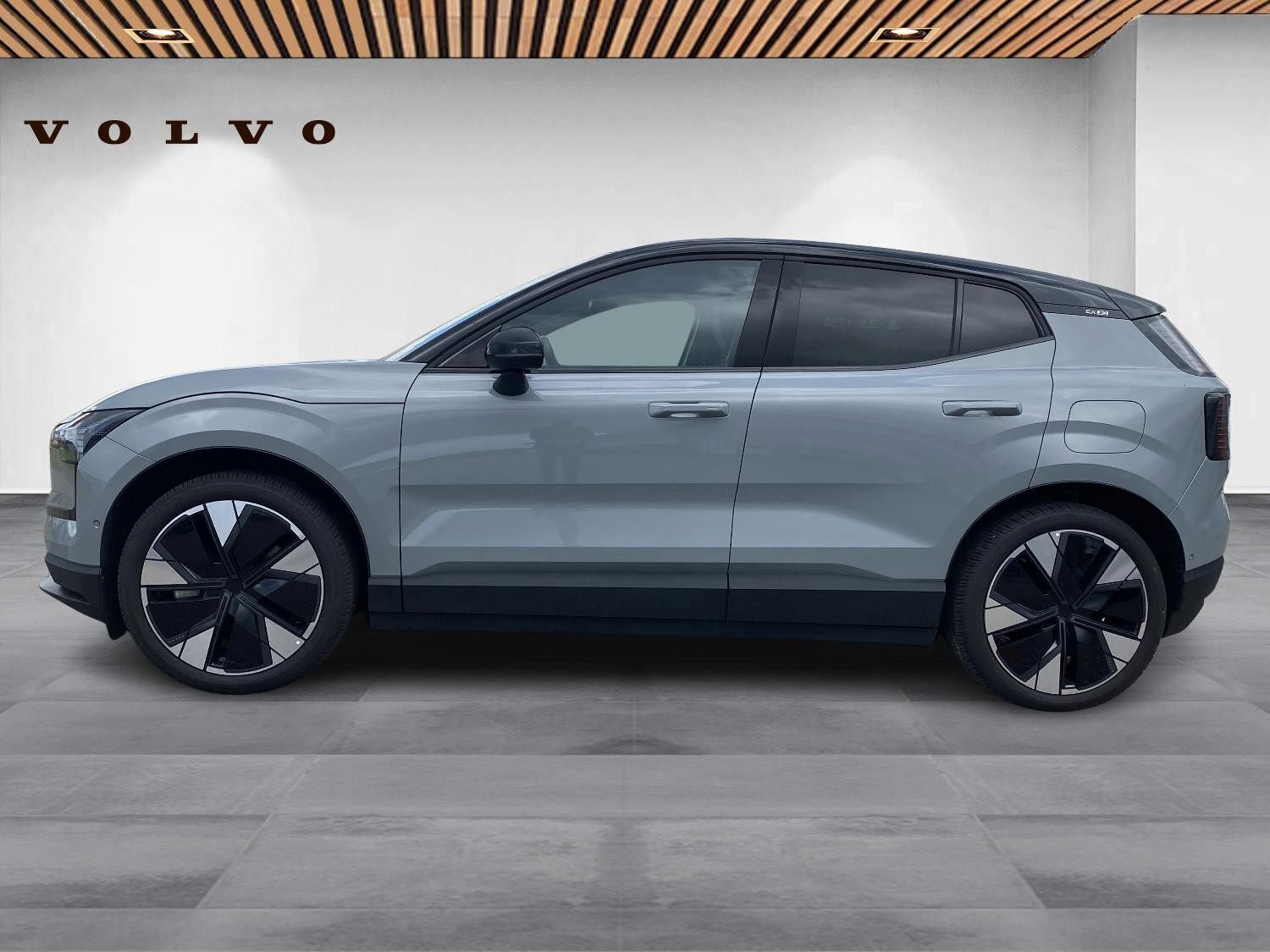 Grå Volvo EX30 fra 2025