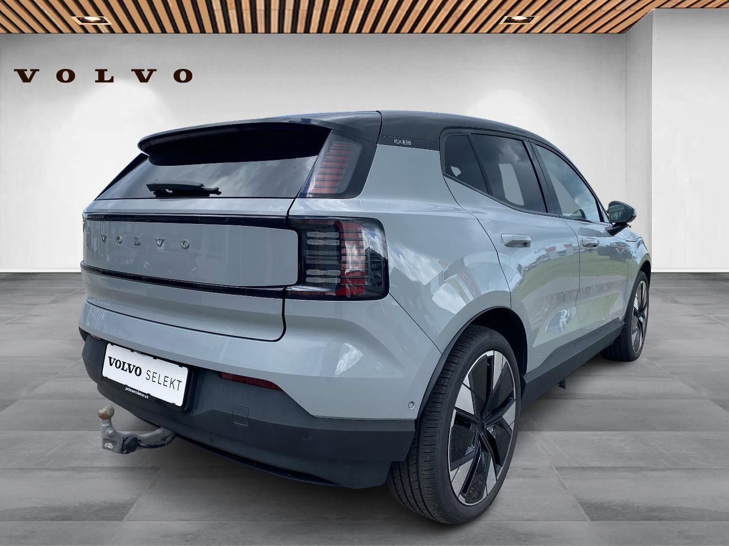 Grå Volvo EX30 fra 2025