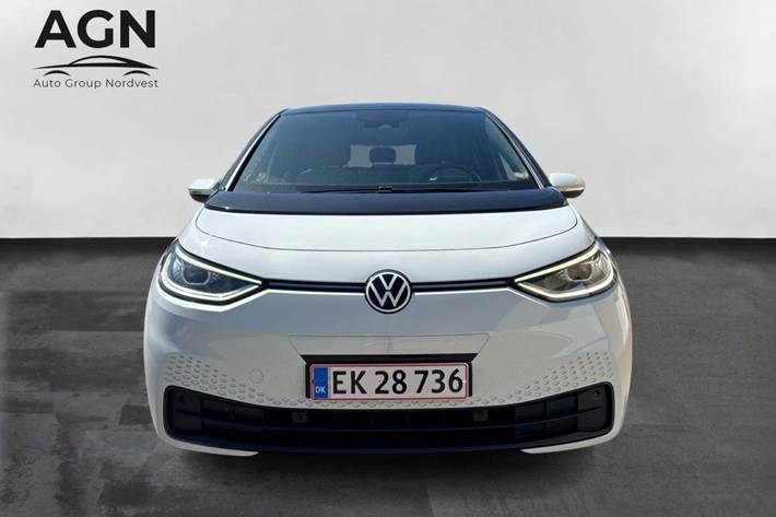Hvid VW ID.3 fra 2020