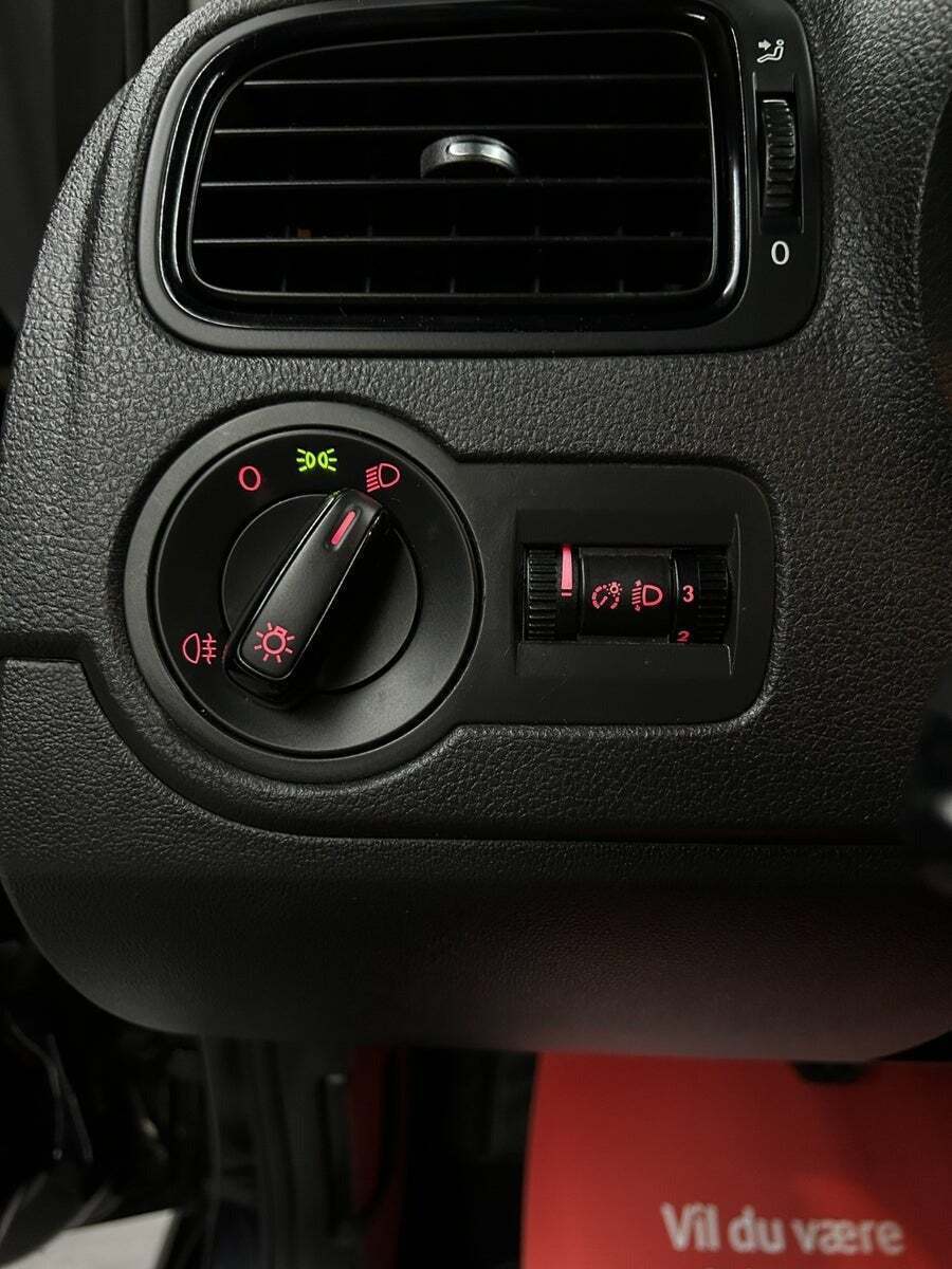 Sort VW Polo fra 2009