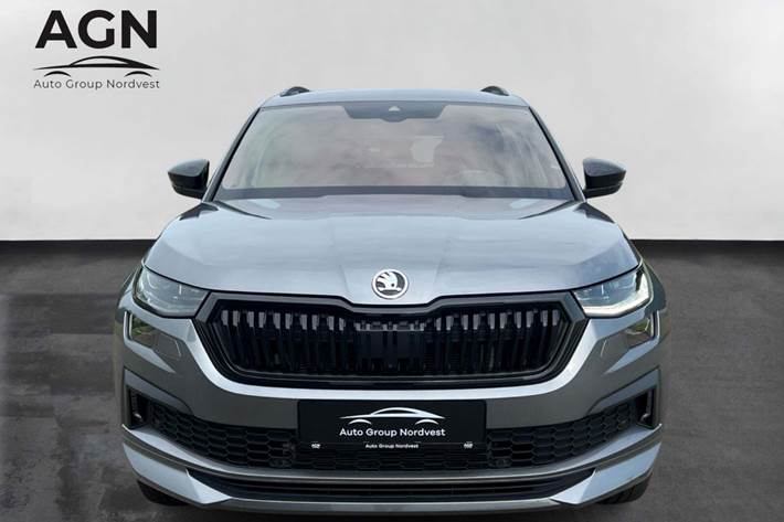 Grå Skoda Kodiaq fra 2023