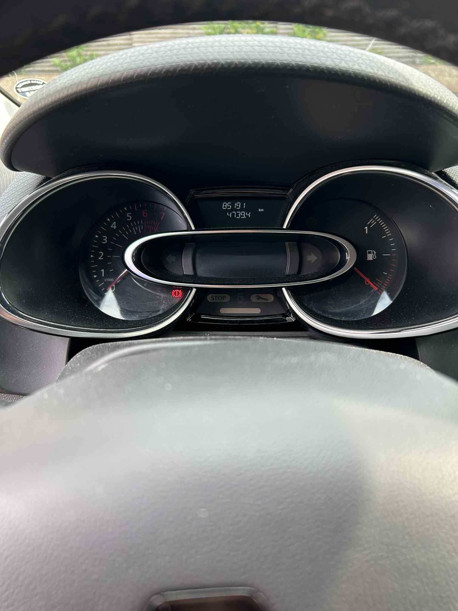 Rød Renault Ny Clio fra 2016