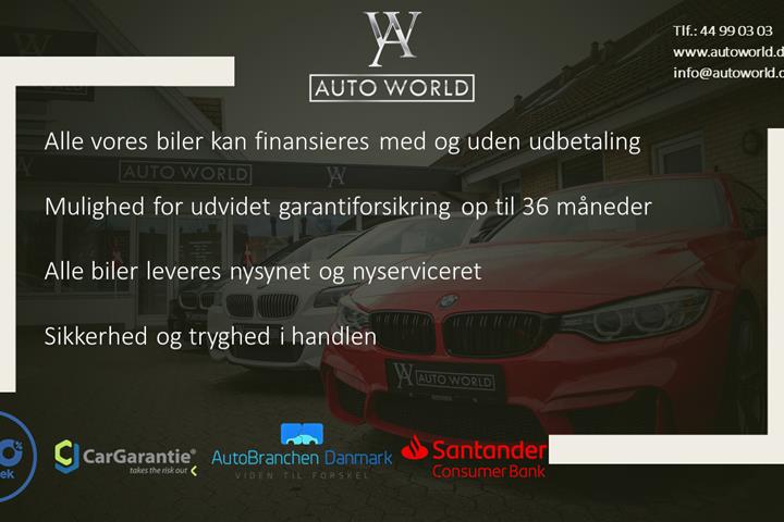 Rød Mercedes A200 fra 2019