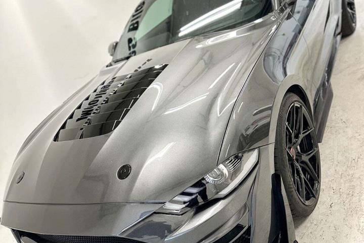 Gul Ford Mustang fra 2020