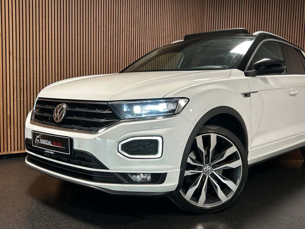 Hvid VW T-Roc fra 2018