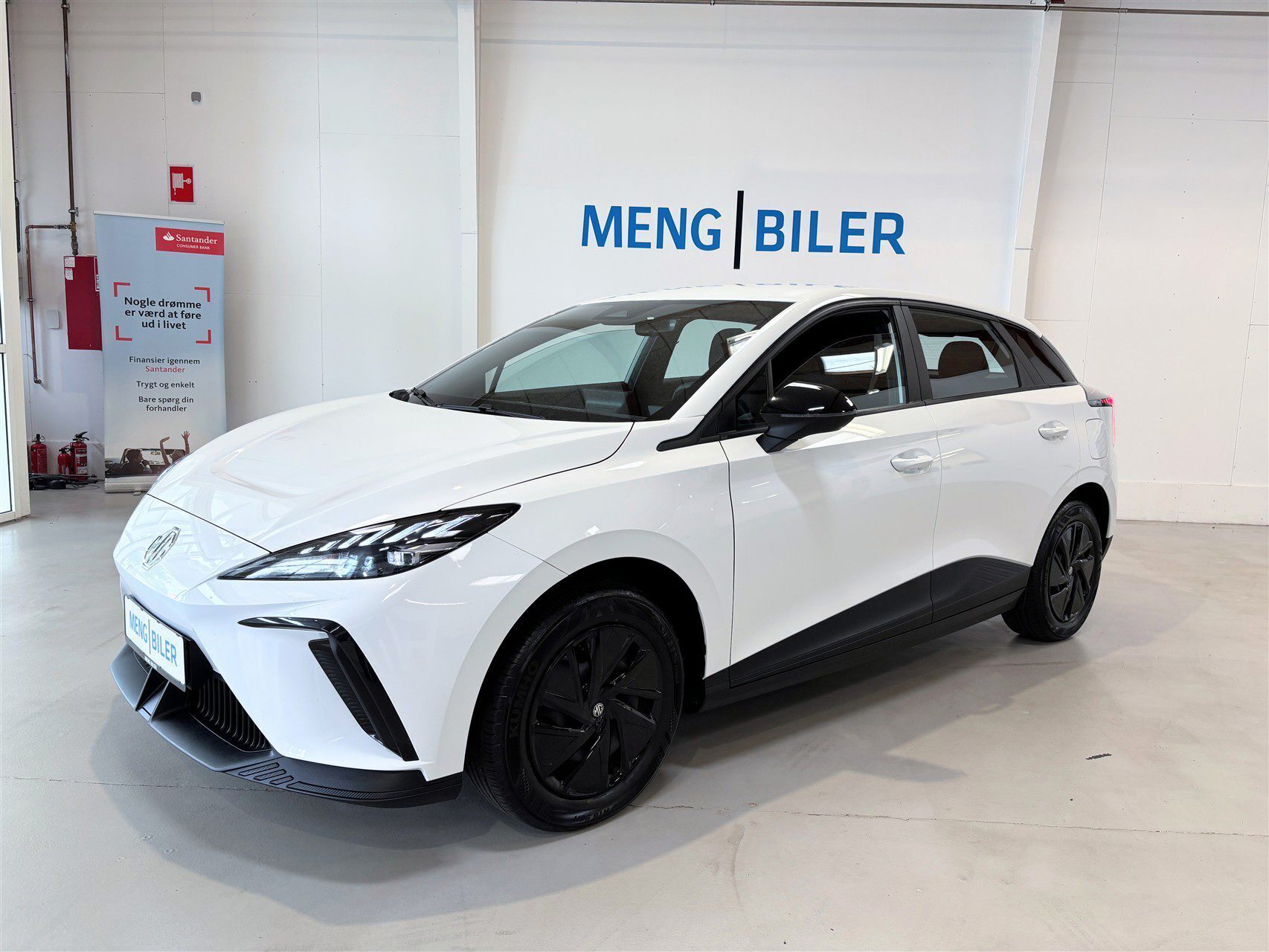 Hvid MG MG4 Electric fra 2023 set udefra