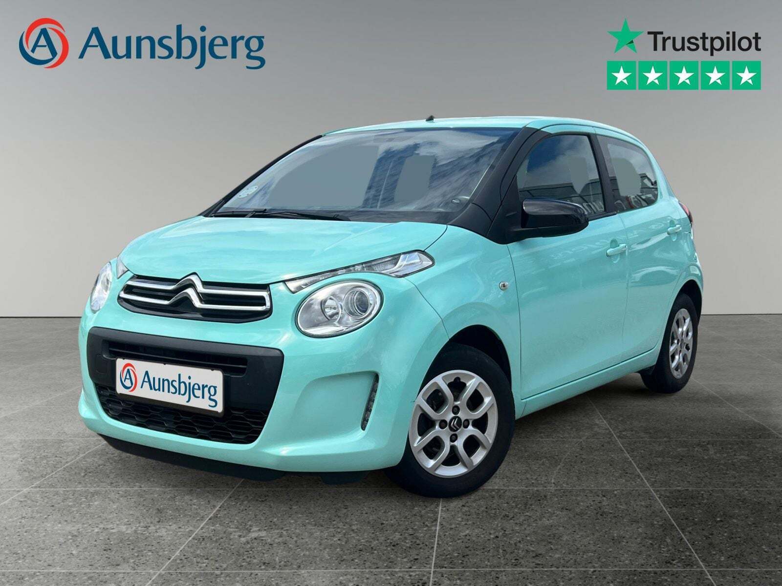 Turquoise Citroën C1 fra 2019