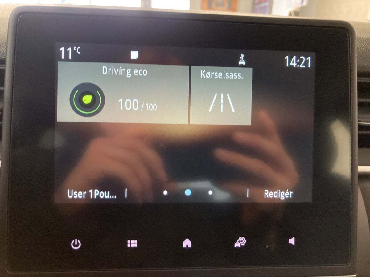 Hvid Renault Captur fra 2020