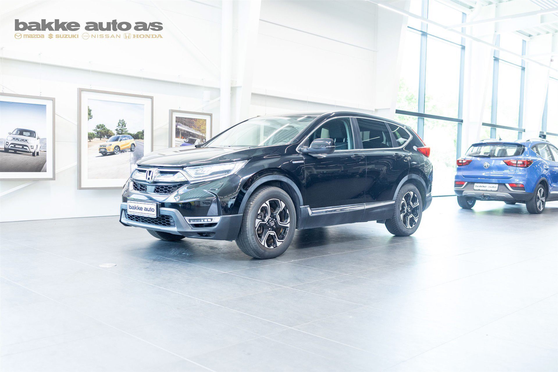 Sort Honda CR-V fra 2019 set udefra