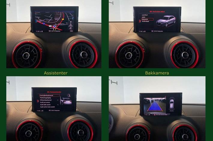 Grå Audi RS3 fra 2017