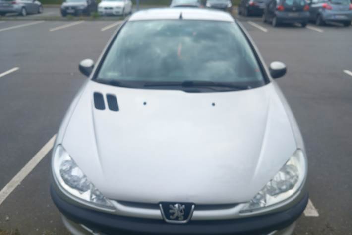 Grå Peugeot 206 fra 2008