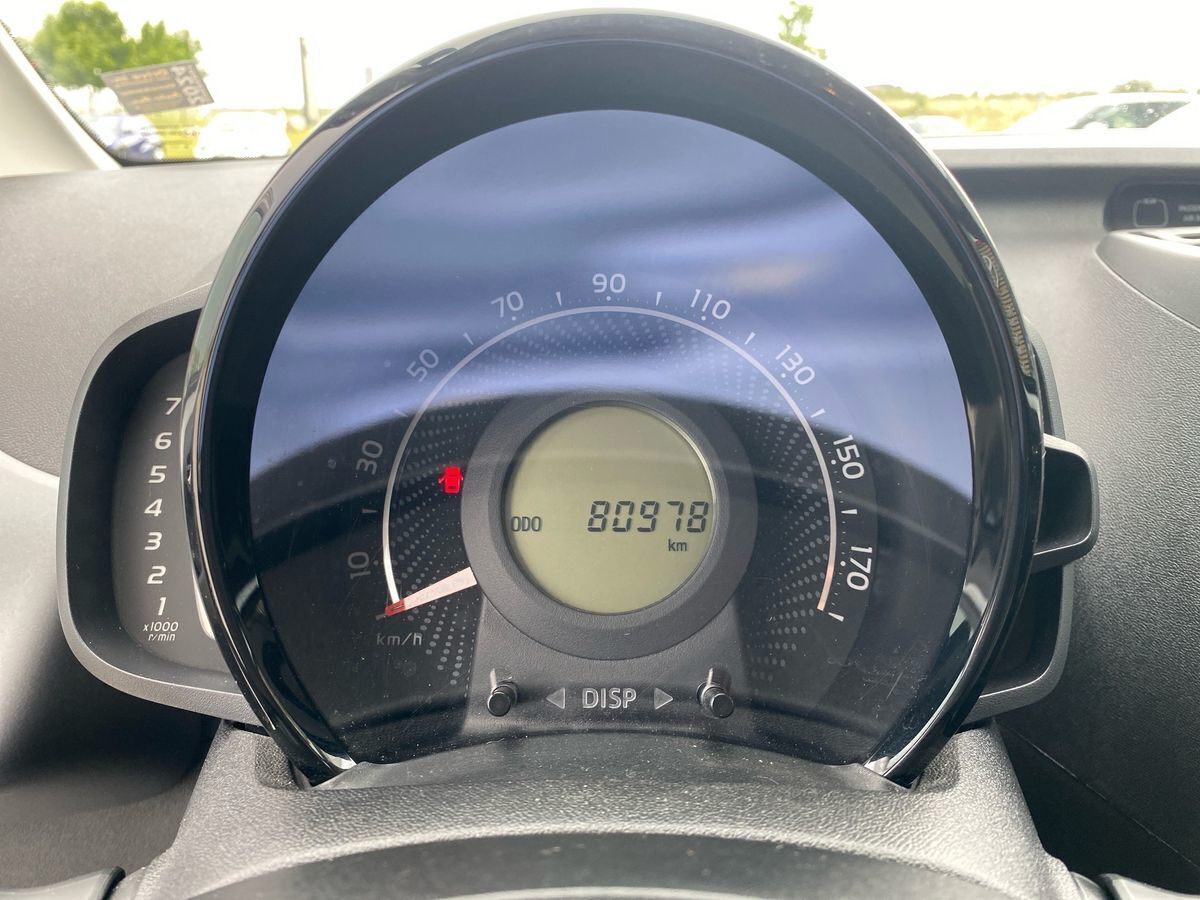 Sort Toyota Aygo fra 2018