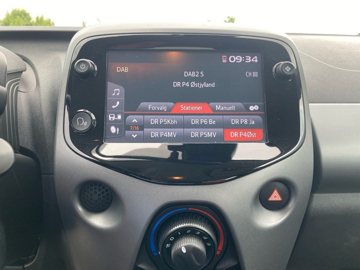 Sort Toyota Aygo fra 2018