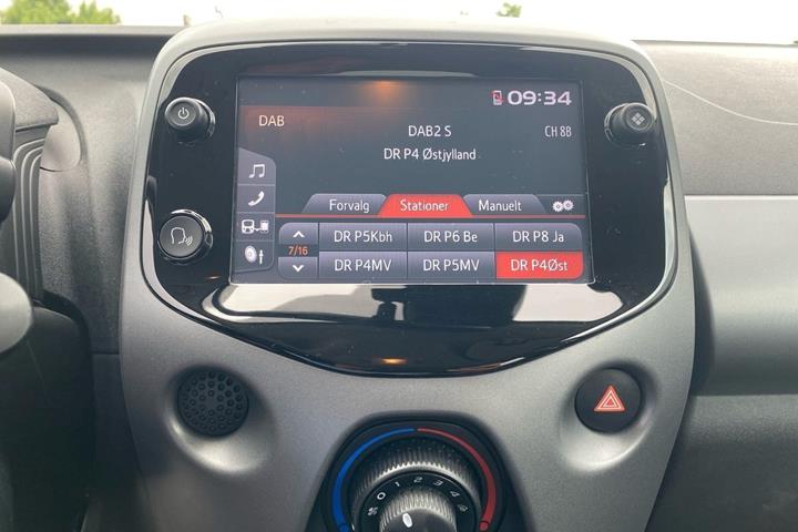 Sort Toyota Aygo fra 2018