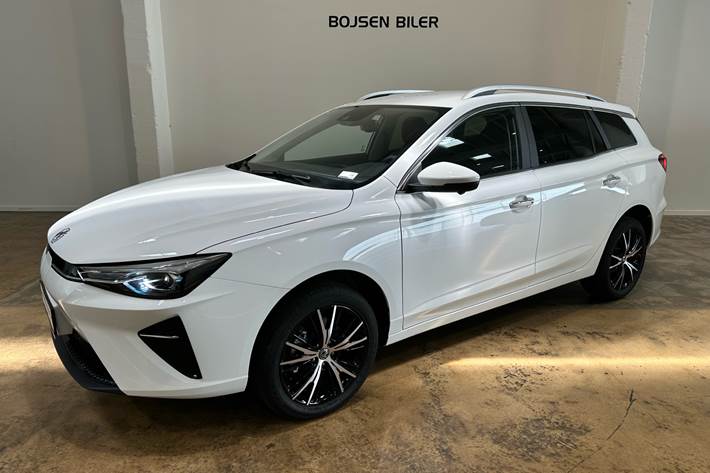 Hvid MG MG5 Electric fra 2025 set udefra