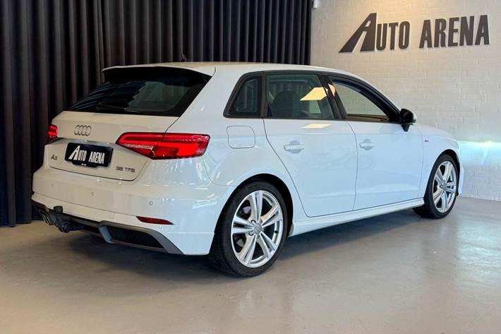 Hvid Audi A3 fra 2020