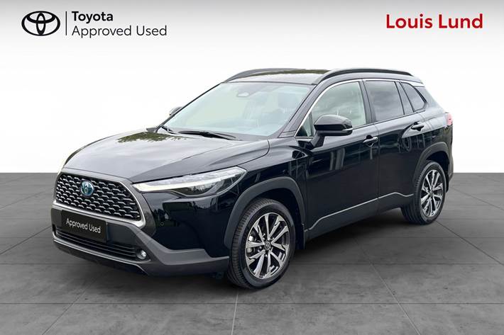 Sort Toyota Corolla Cross fra 2024 set udefra