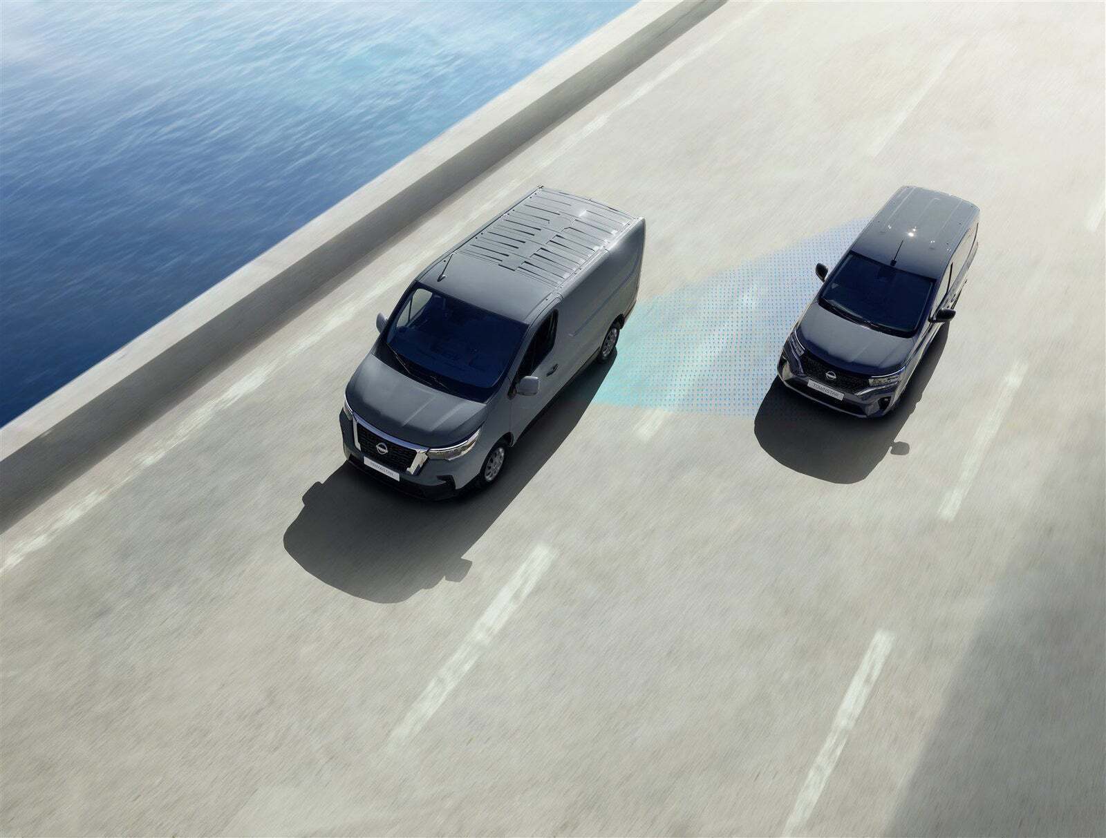 Hvid Nissan Primastar fra 2024