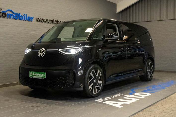 Sort VW ID.Buzz fra 2025 set udefra