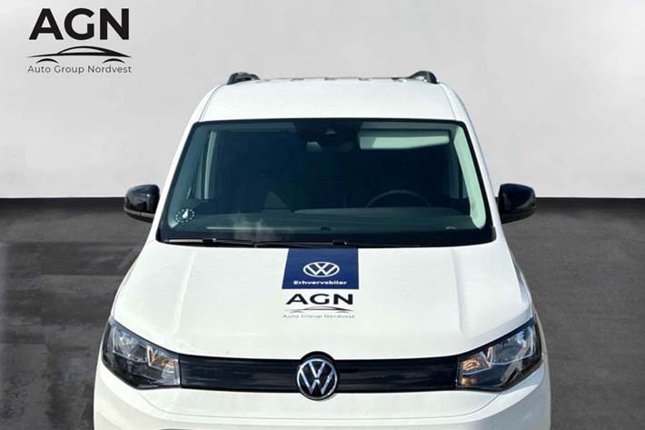 Hvid VW Caddy fra 2025