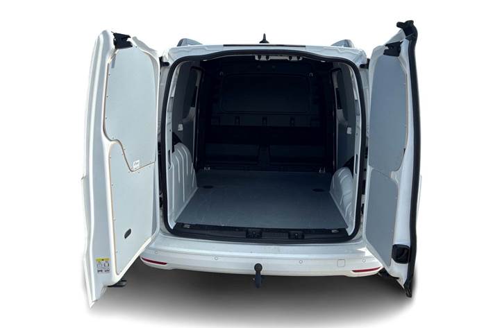 Hvid VW Caddy fra 2025