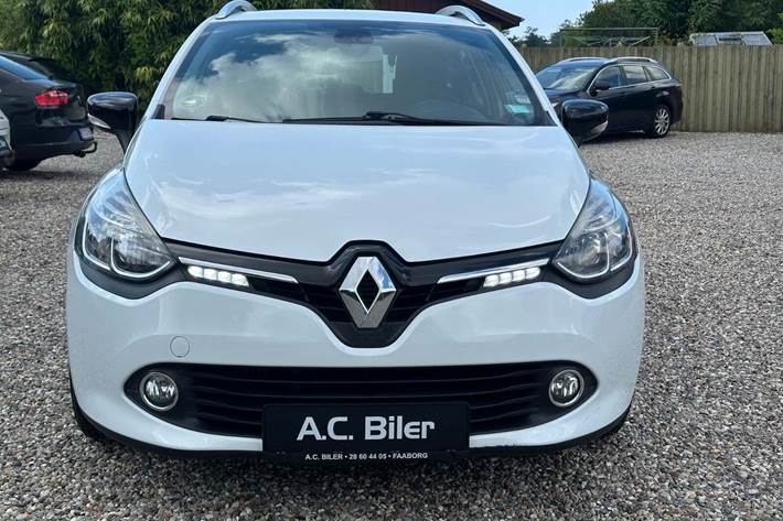 Hvid Renault Clio IV fra 2013