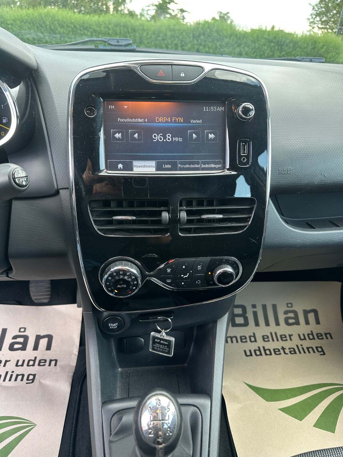 Hvid Renault Clio IV fra 2013