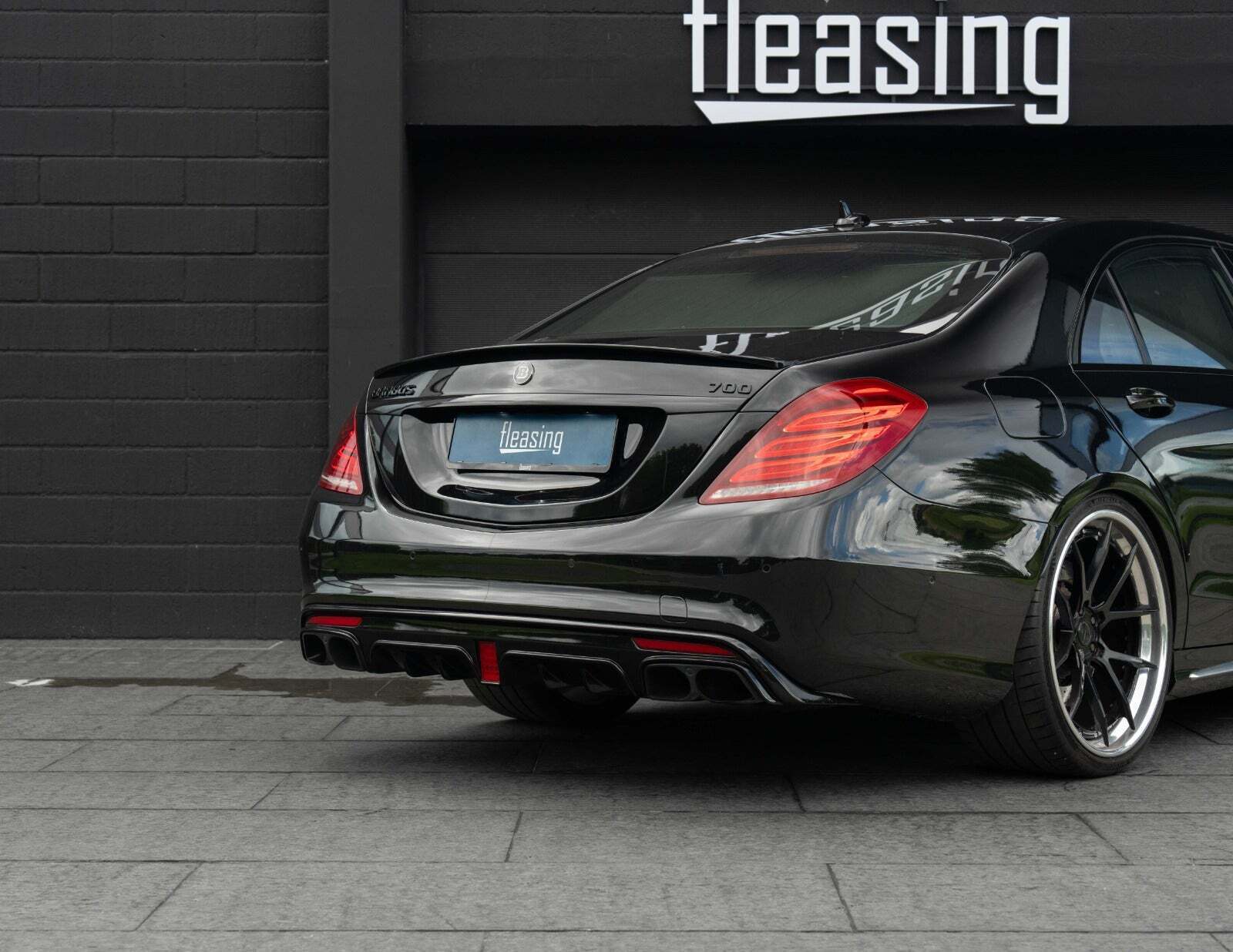 Sort Mercedes S63 fra 2015
