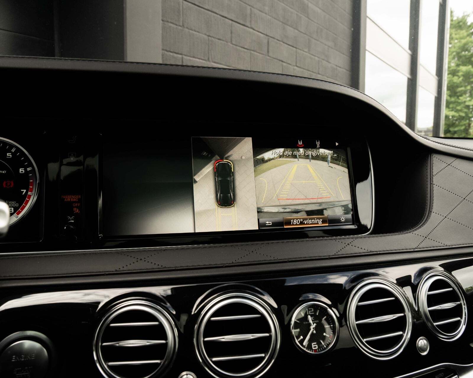 Sort Mercedes S63 fra 2015