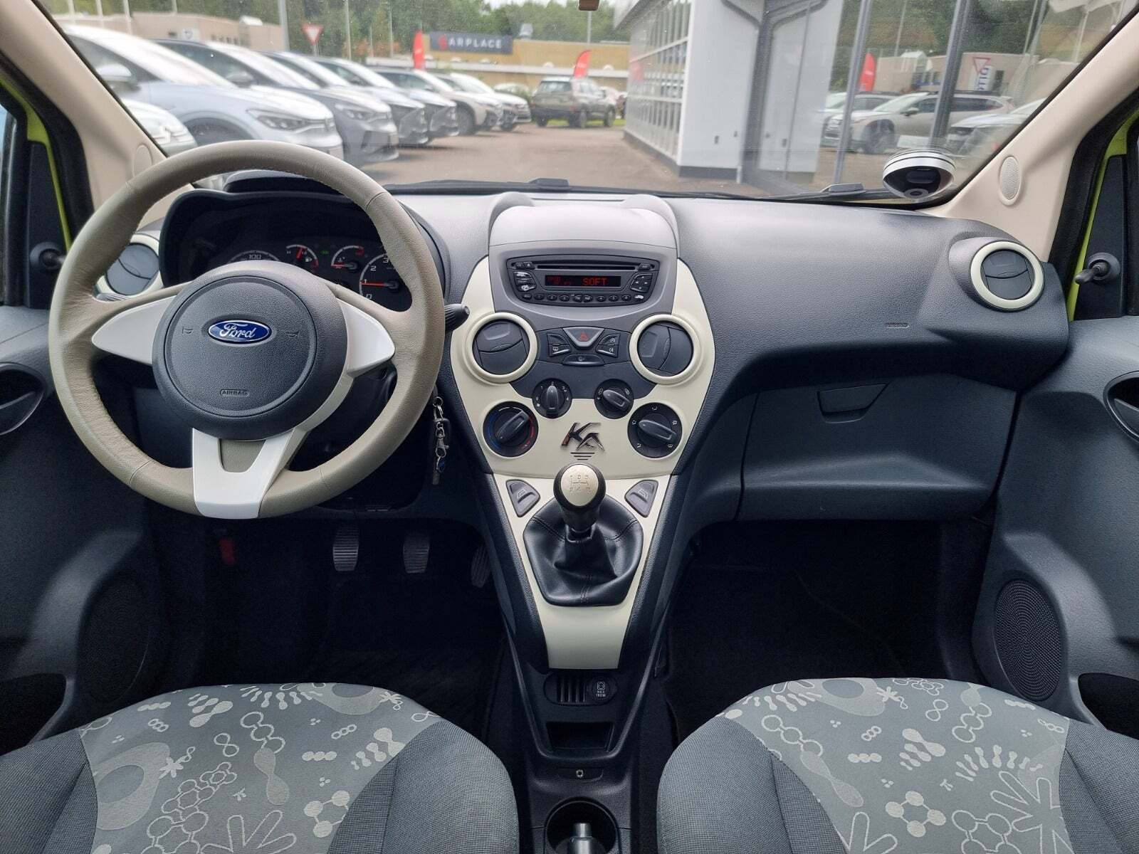 Grøn Ford Ka fra 2013