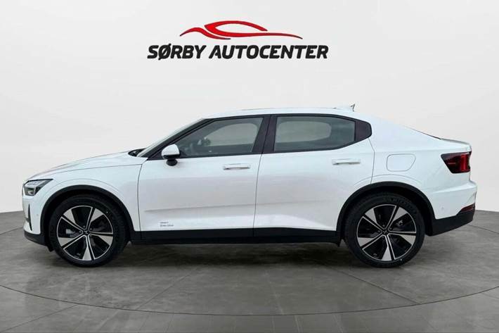 Hvid Polestar 2 fra 2024