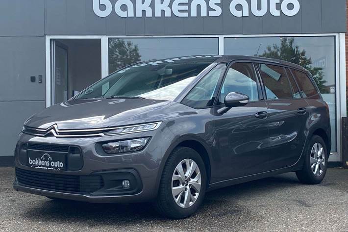 Sort Citroën Grand C4 Picasso fra 2018 set udefra