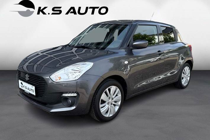 Grå Suzuki Swift fra 2019 set udefra