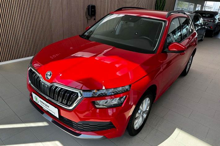 Rød Skoda Kamiq fra 2020