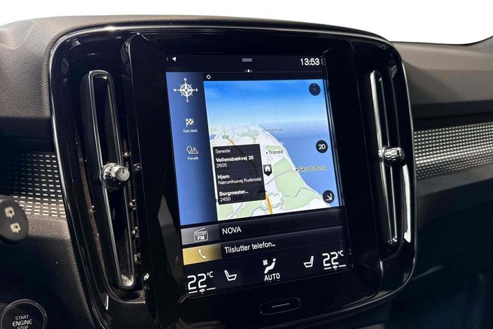 Sort Volvo XC40 fra 2021