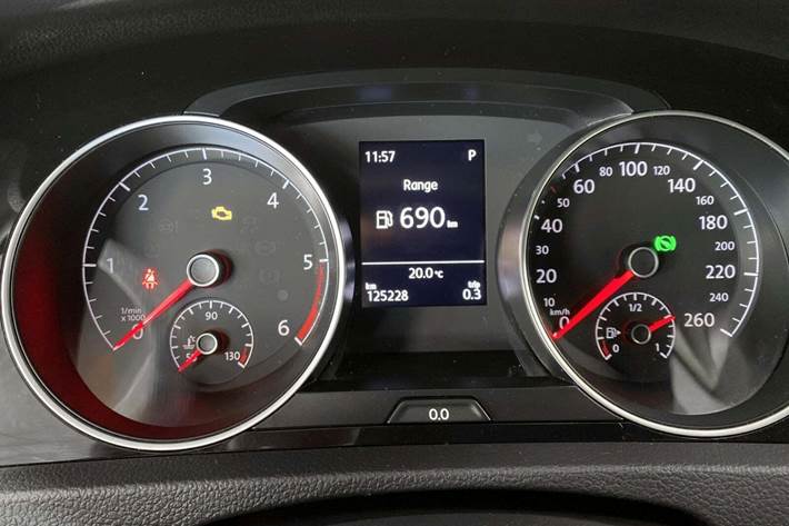 Sort VW Golf VII fra 2019