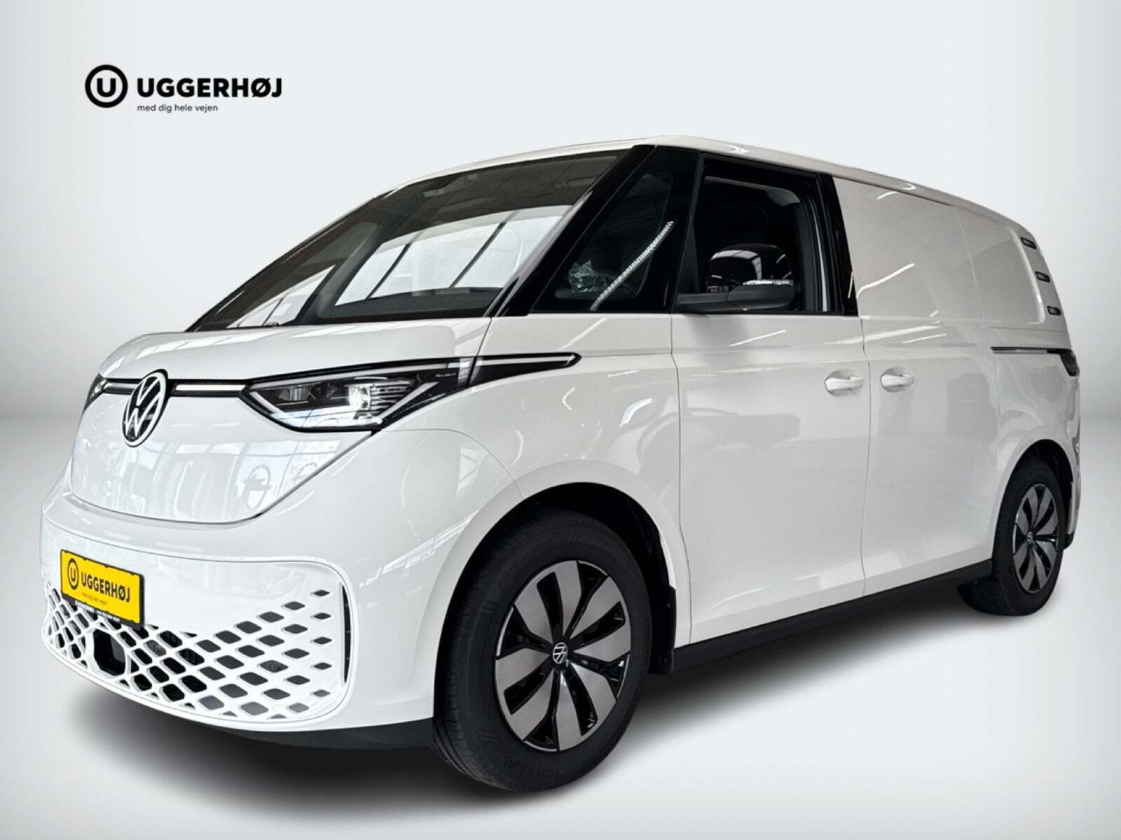 Hvid VW ID.Buzz fra 2025 set udefra