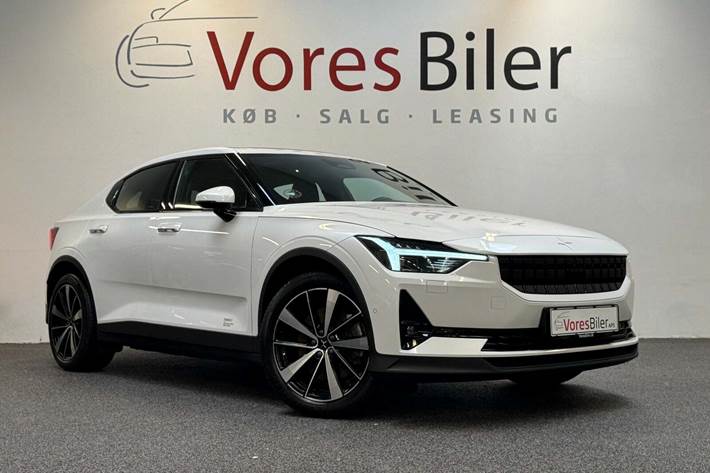 Hvid Polestar 2 fra 2021
