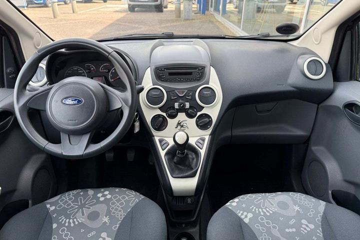 Sort Ford Ka fra 2014 set indefra