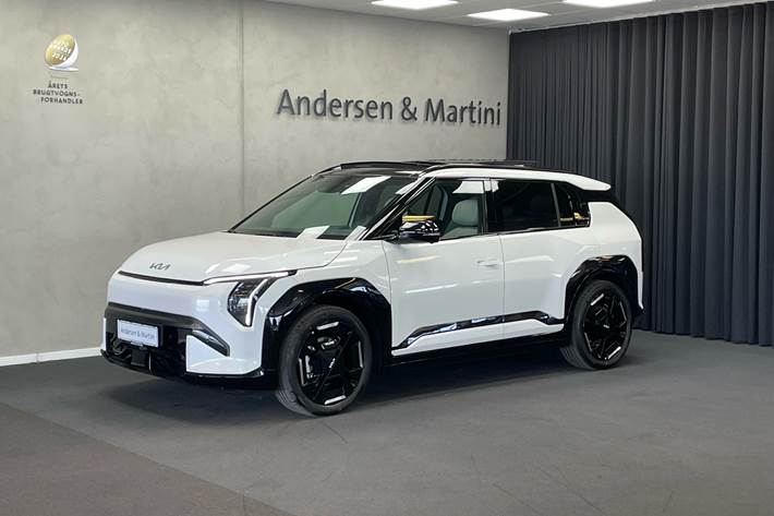 Hvid Kia EV3 fra 2025 set udefra