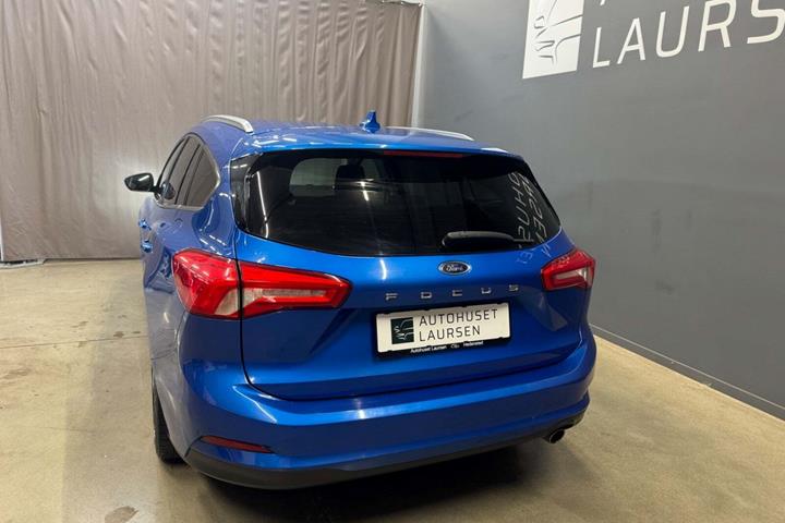 Blå Ford Focus fra 2019
