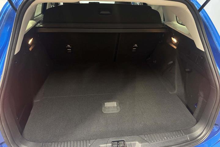Blå Ford Focus fra 2019
