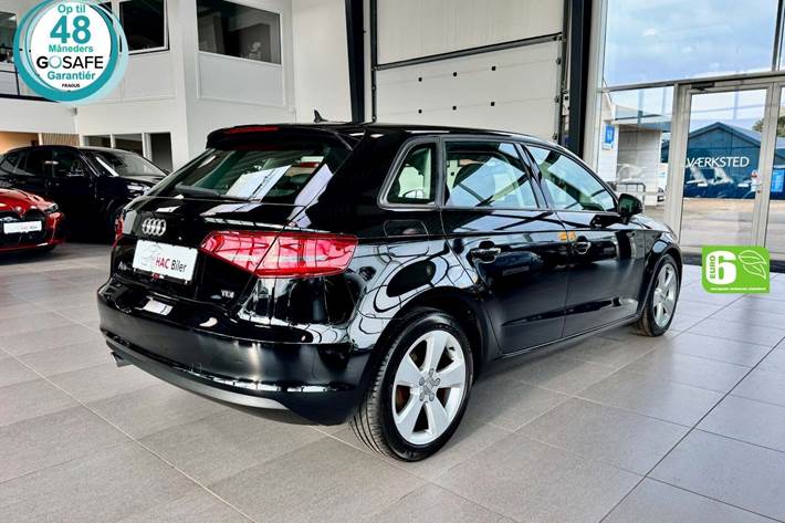 Sort Audi A3 fra 2016