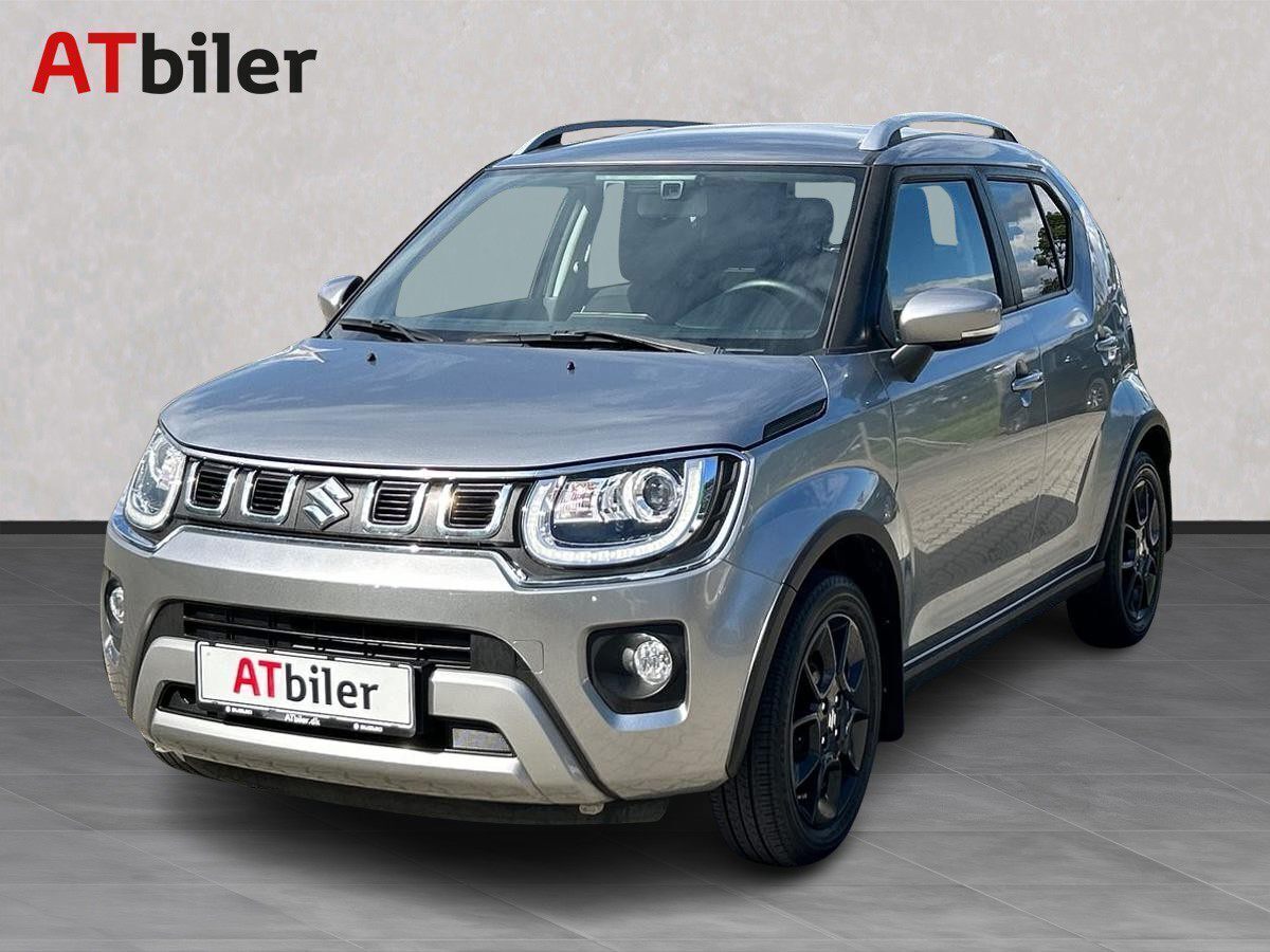 Sølv Suzuki Ignis fra 2021 set udefra